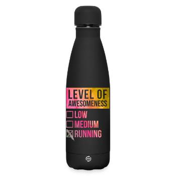 course - Bouteille isotherme SOFT TOUCH 500 ml - noir - Devant