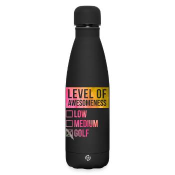 Golf - Bouteille isotherme SOFT TOUCH 500 ml - noir - Devant