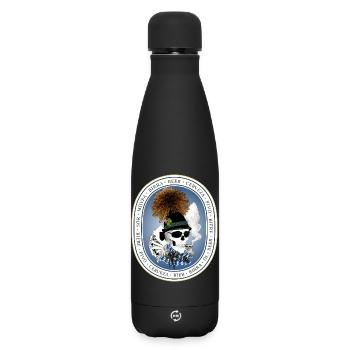 Tente de bière Crâne - Bouteille isotherme SOFT TOUCH 500 ml - noir - Devant