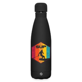 Conception de surf SUP - Bouteille isotherme SOFT TOUCH 500 ml - noir - Devant