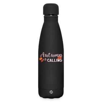 Automne - Bouteille isotherme SOFT TOUCH 500 ml - noir - Devant