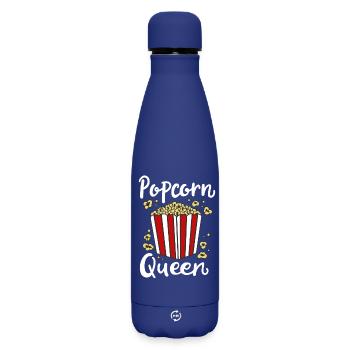 Popcorn - Matte Thermosflasche 500 ml - Dunkelblau  - Vorne