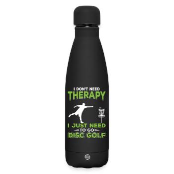 Disc Golf - Bouteille isotherme SOFT TOUCH 500 ml - noir - Devant