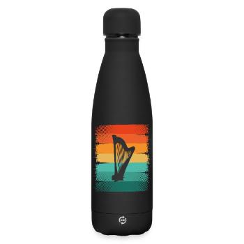 Harpe - Bouteille isotherme SOFT TOUCH 500 ml - noir - Devant