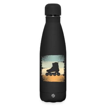 Patins en ligne - Bouteille isotherme SOFT TOUCH 500 ml - noir - Devant