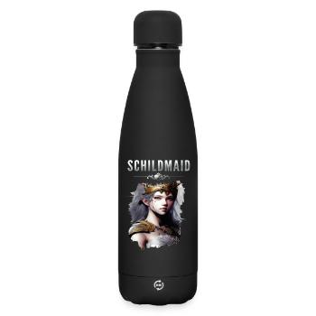 Schildmaid sexy Kriegerin - Matte Thermosflasche 500 ml - Schwarz - Vorne