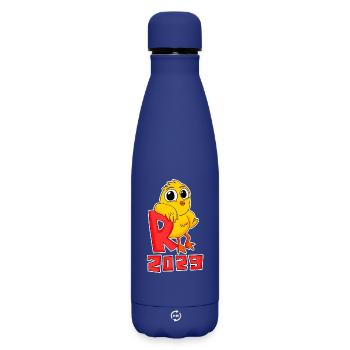 Renteneintritt 2029 Rentner Ruhestand Rente - Matte Thermosflasche 500 ml - Dunkelblau  - Vorne