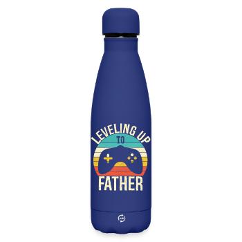 Aufstieg zum Vater - Matte Thermosflasche 500 ml - Dunkelblau  - Vorne