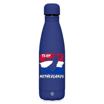 Handball Team Netherlands - Matte Insulated Water Bottle 500 ml - dark blue  - Front