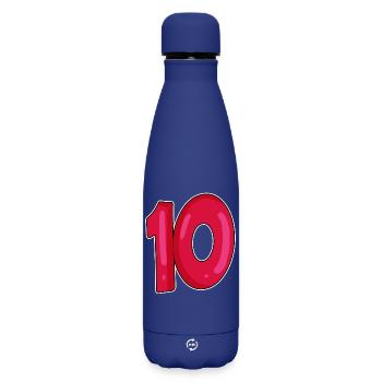 10 - Matte Insulated Water Bottle 500 ml - dark blue  - Front