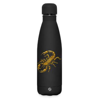 Scorpion Arachnides Scorpion Drôles de scorpions - Bouteille isotherme SOFT TOUCH 500 ml - noir - Devant