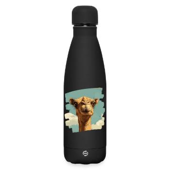 Chameau - Bouteille isotherme SOFT TOUCH 500 ml - noir - Devant