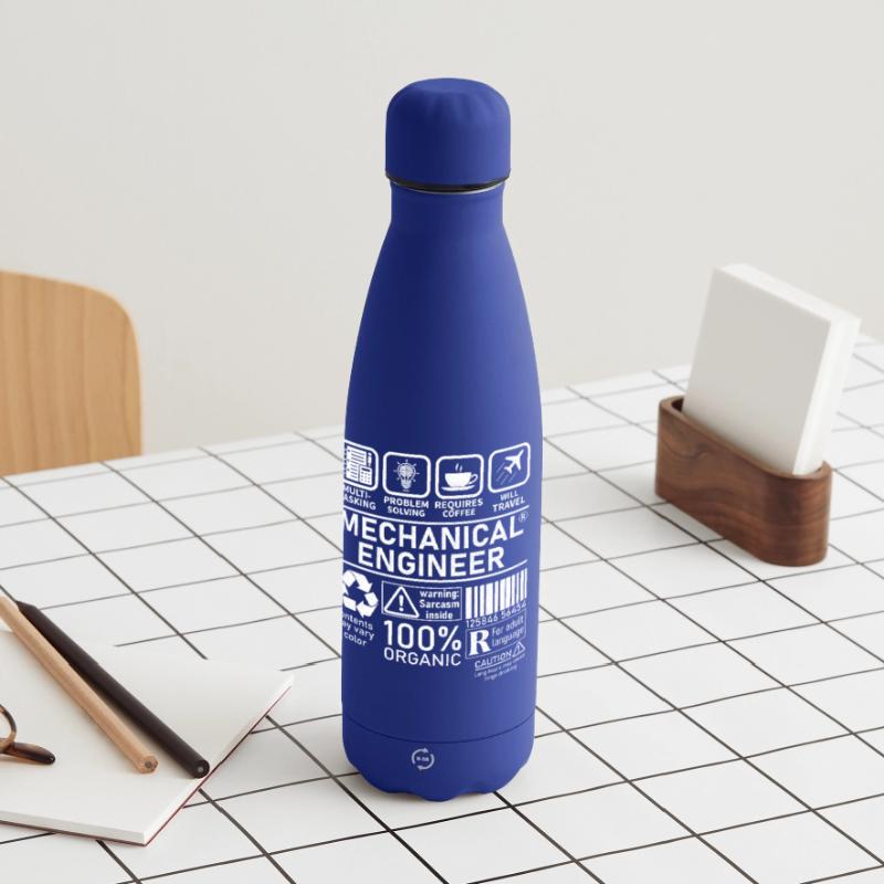 Mechanical Engineer multi tasking problem solving Matte Insulated Water Bottle 500 ml