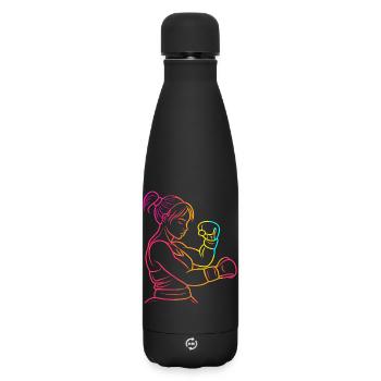 Kickboxer des années 90 - Bouteille isotherme SOFT TOUCH 500 ml - noir - Devant
