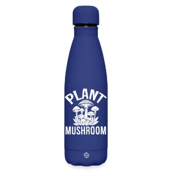 Plant Mushroom - Matte Thermosflasche 500 ml - Dunkelblau  - Vorne