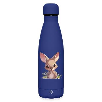 Wallabies Wallaby - Matte Insulated Water Bottle 500 ml - dark blue  - Front