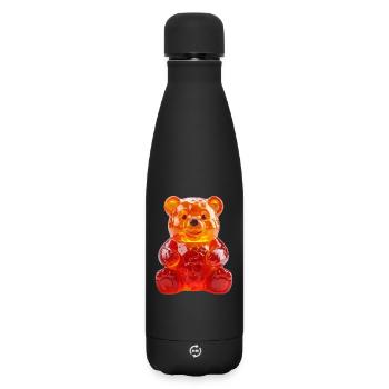Gummy bears - Matte Insulated Water Bottle 500 ml - black - Front