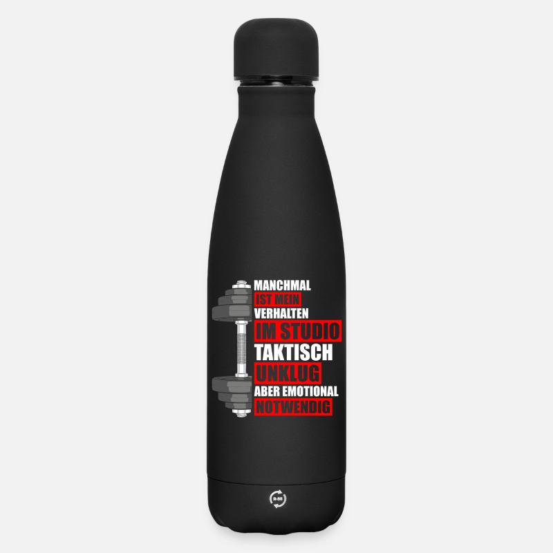 Adfærd Bodybuilding Bodybuilder Gym Vægtløftning - SOFT TOUCH termoflaske 500 ml - sort
