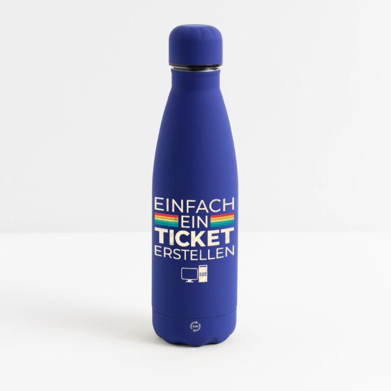 Science Coder CRÉEZ SIMPLEMENT UN BILLET DRÔLE Bouteille isotherme SOFT TOUCH 500 ml