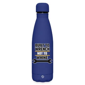 Traktormechaniker Dieselreparatur Tech - Matte Thermosflasche 500 ml - Dunkelblau  - Vorne