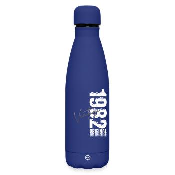 Chemise pour le 44e anniversaire – Original 1982 Vintage Retro - Bouteille isotherme SOFT TOUCH 500 ml - bleu foncé  - Devant
