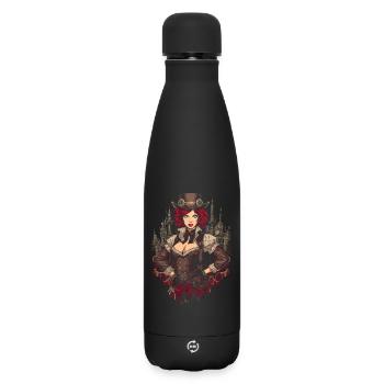 Femmes Steampunk Magnifiques Steampunk - Bouteille isotherme SOFT TOUCH 500 ml - noir - Devant