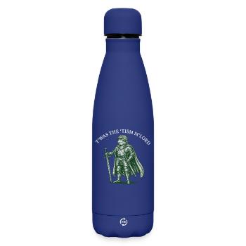 T'WAS THE 'TISM M'LORD – Stolzer Ritter-Frosch - Matte Thermosflasche 500 ml - Dunkelblau  - Vorne