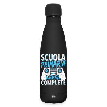 Primary School Diploma Elementary School 2026 - Matte Insulated Water Bottle 500 ml - black - Front