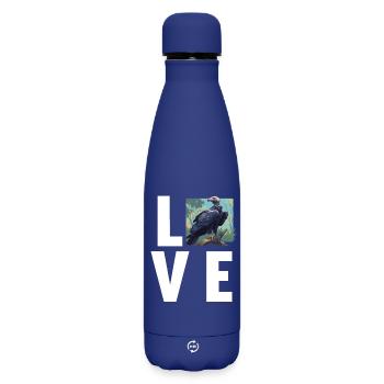 Geier - Matte Thermosflasche 500 ml - Dunkelblau  - Vorne