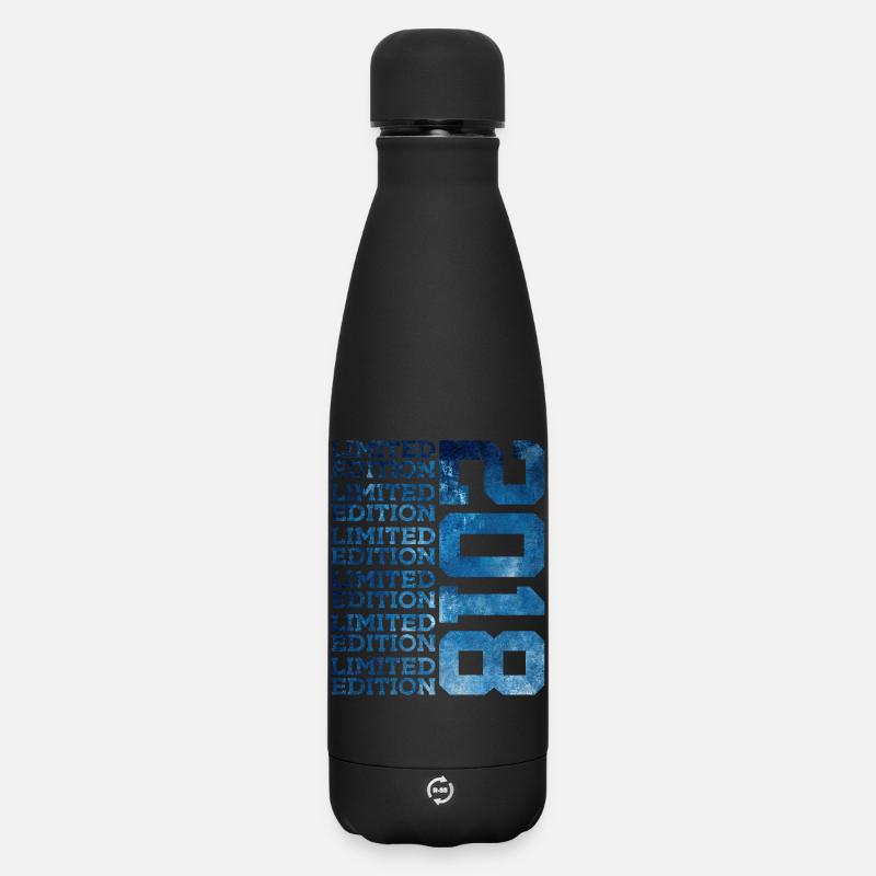 ÉDITION LIMITÉE 2018 8 ANS 8E ANNIVERSAIRE - Bouteille isotherme SOFT TOUCH 500 ml - noir