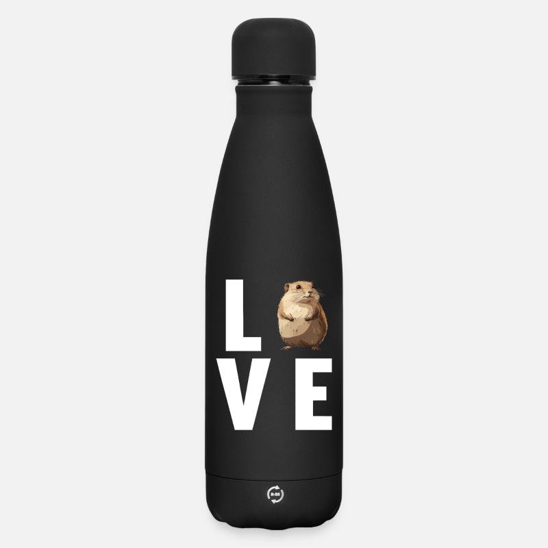 Lemmings Lemming - Bouteille isotherme SOFT TOUCH 500 ml - noir