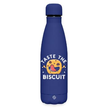 Goûte au biscuit Personnage - Bouteille isotherme SOFT TOUCH 500 ml - bleu foncé  - Devant