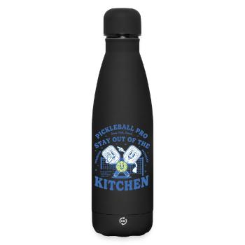 Pickleball Pro Stay Out Of The Kitchen Love - Matte Insulated Water Bottle 500 ml - black - Front
