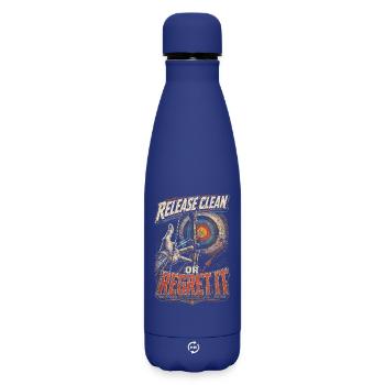Archery Archer - Matte Insulated Water Bottle 500 ml - dark blue  - Front