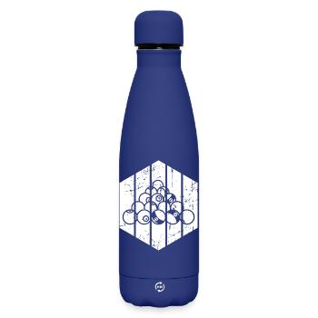 Best Billiard Player - Matte Insulated Water Bottle 500 ml - dark blue  - Front