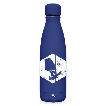 Drôle de véliplanchiste - Bouteille isotherme SOFT TOUCH 500 ml - bleu foncé  - Devant