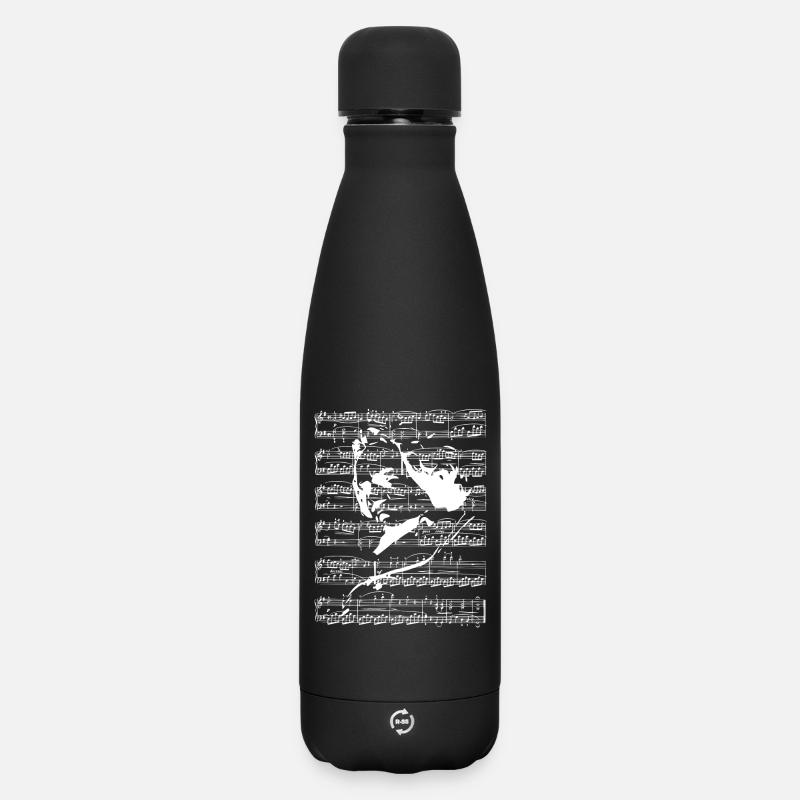 Beethoven - Matte Insulated Water Bottle 500 ml - black