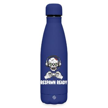 Respawn Ready Zombie Skull Gaming - Bouteille isotherme SOFT TOUCH 500 ml - bleu foncé  - Devant