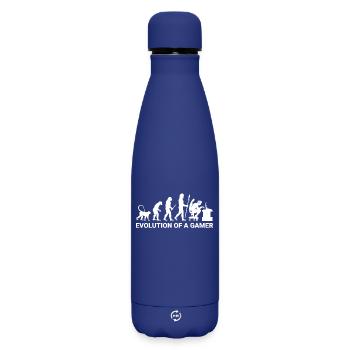 Evolution Gamer - Matte Thermosflasche 500 ml - Dunkelblau  - Vorne