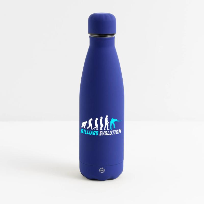 Billard Evolution Design / Geschenkidee Matte Thermosflasche 500 ml