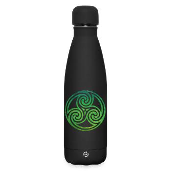 Celtic Knot - Matte Insulated Water Bottle 500 ml - black - Front