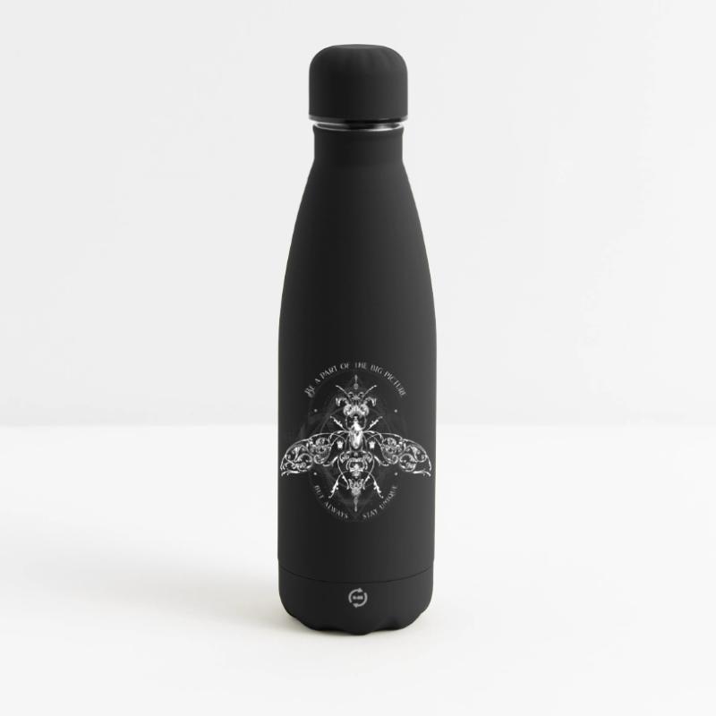 Insects Psychedelic Bug Pattern Matte Insulated Water Bottle 500 ml