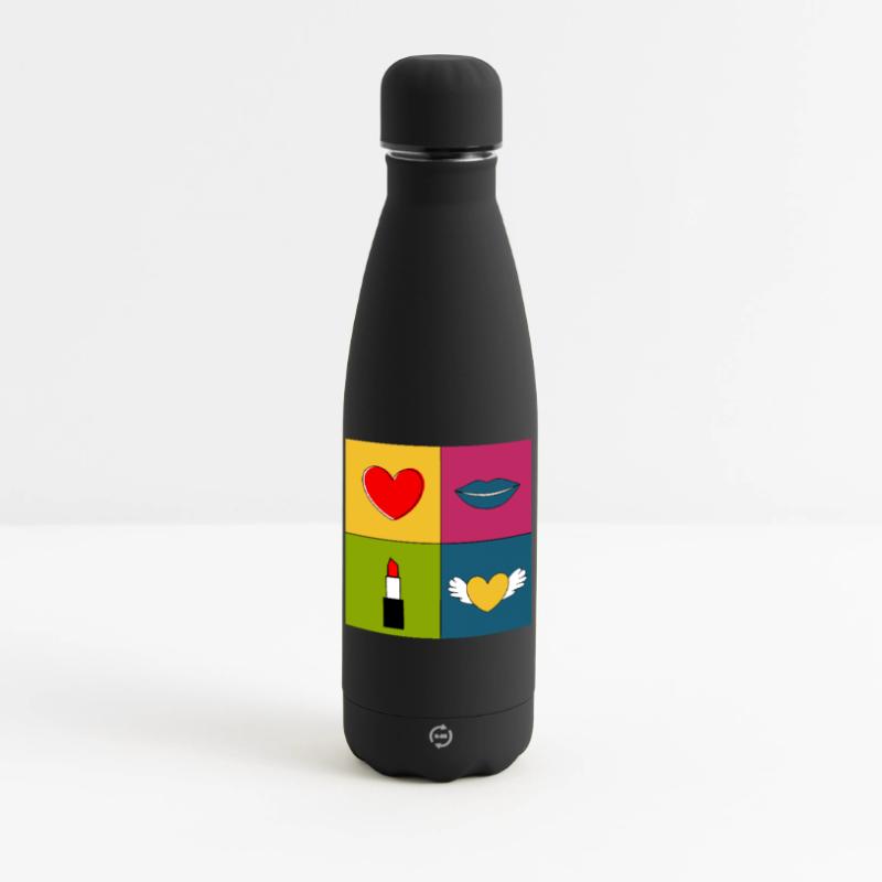Muttertags Geschenk Mutter Muttertag Geschenkidee  Matte Panorama Thermosflasche 500 ml