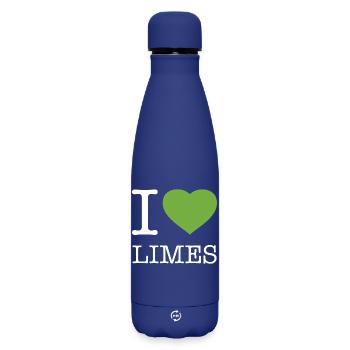 J’ADORE LES CITRONS VERTS - Bouteille isotherme SOFT TOUCH 500 ml - bleu foncé  - Devant