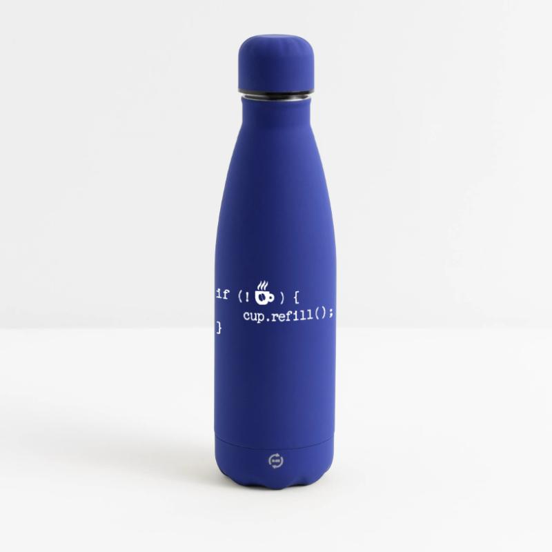 Debug Programmer Coden Developer Computergeek Matte Insulated Water Bottle 500 ml