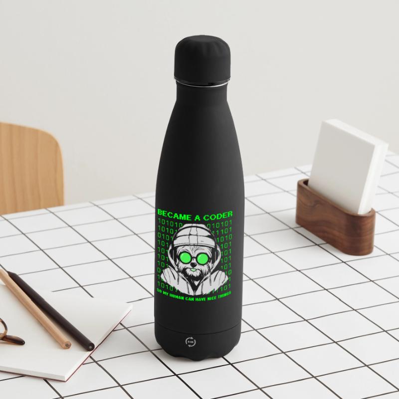 Devenu codeur – Cyber Dog Binary Bouteille isotherme SOFT TOUCH 500 ml
