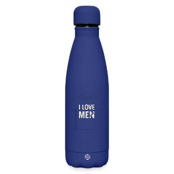 Power - Matte Insulated Water Bottle 500 ml - dark blue  - Front