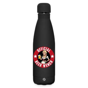 Beer Wench officielle - Bouteille isotherme SOFT TOUCH 500 ml - noir - Devant