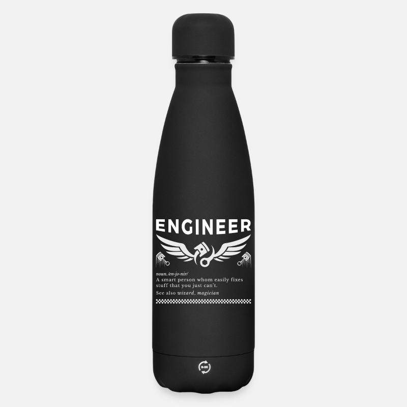 ENGINEER – The Definition Tee - Matte Insulated Water Bottle 500 ml - black