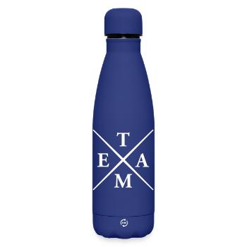 Équipe - Bouteille isotherme SOFT TOUCH 500 ml - bleu foncé  - Devant